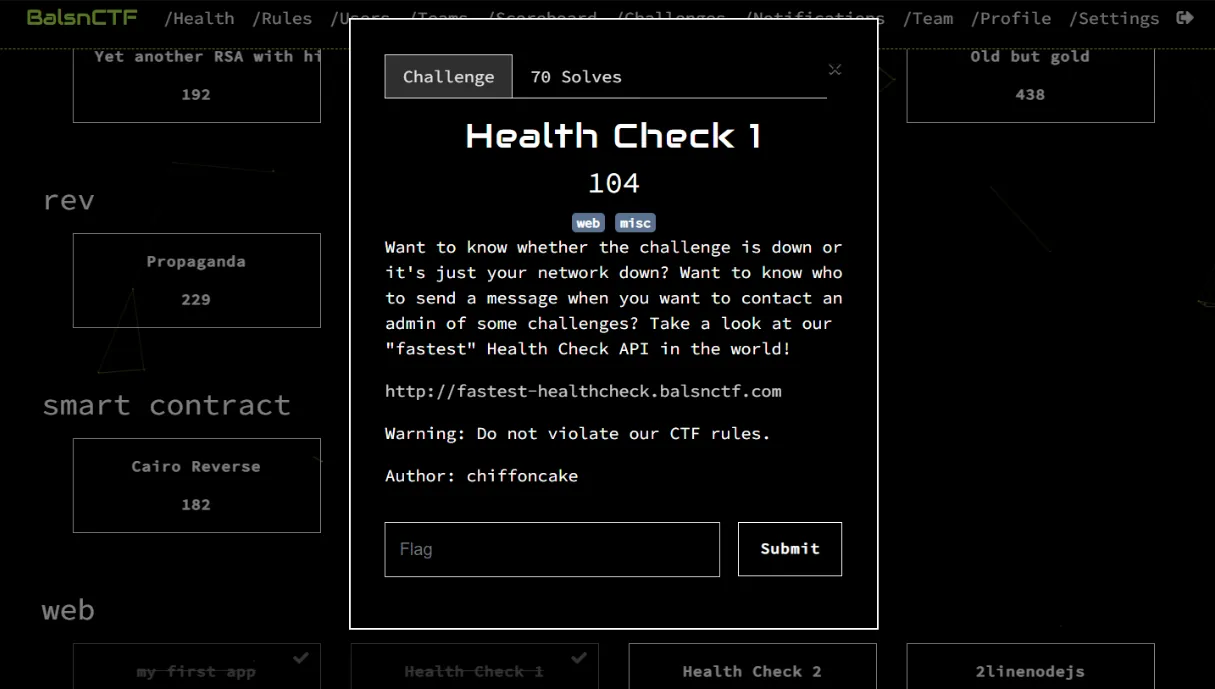 BALSN CTF Challenges
